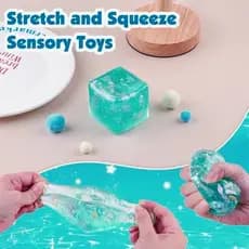 Taba Squishy Stress Balls Cube-Ocean sensory Fidget Toy Slow Rise toys Para Crianças E Adultos squeeze Relax Stretch and