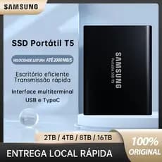 SAMSUNG Original SSD HD Externo 500GB 1TB 2TB 4TB Portátil Armazenamento Em Massa Unidade De Estado Sólido