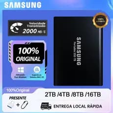 SAMSUNG Original Externo Hd 1TB 2TB 4TB USB 3.0 Disco Rígido Portátil Armazenamento De Grande Capacidade SSD