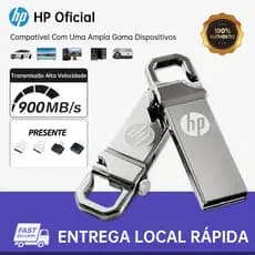 HP Unidade Flash Drive USB Pen Drive 2 Tb USB3.0 PC Pen Drive De À Prova D'água