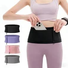 Pochete Esportiva invisivel para Celular Masculina Feminina ​Respirável para Corrida Caminhada Academia Fitness