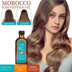 Óleo Capilar Marroquino 100ml – Anti-Frizz, Repara Pontas Duplas e Fortalece os Fios