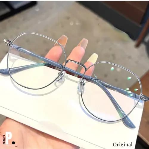 Armação De Óculos Ópticos De Redonda Feminina/Moldura De Resina Elegante/Compatível Com Lentes De Miopia