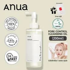 Anua Heartleaf Pore Control Cleansing Oil Removedor De Maquiagem Limpeza Profunda 200mL Suave E Não Irritante