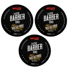 kit 3x Cera Modeling 160g   Incolor Infinity | Fixação Forte | Anti Frizz | Efeito Brilho