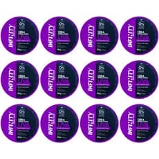 Kit 12x Cera Modeladora Uva 80g Infinity Looks Hair | Fixação Forte | Brilho Intenso | Sem Frizz | Controle Total