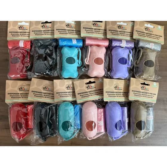 Kit Saquinhos Refil Cata Caca Pet Higiênico Saco Lixo + Suporte - Escolha Seu Kit