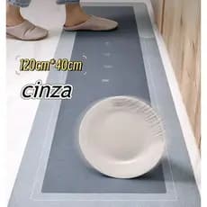 Super Tapete Absorvente  Piso De Banheiro Porta Antiderrapante De Cozinha 120*40CM