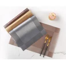 Jogo Americano Teslin 45x30cm Unidades ou KIT, Impermeável, Antiderrapante e Resistente ao Calor