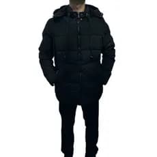 Jaqueta Casaco Masculino Bobojaco Frio Inverno  Gominho Motoqueiro impermeável pele de dentro Com fones de ouvido