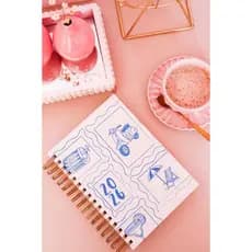 Agenda 2026 Verano A5 • Planner Completo • Capa Dura • Ideal para Organização e Produtividade