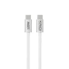 CABO CARREGADOR RÁPIDO 2 MTS TIPO-C PARA TIPO-C 65W OU 120W IPHONES 15 16 E ANDROID ALTA QUALIDADE
