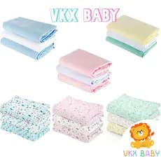 Kit 3 Cueiros para Bebê Flanelado Estampado ou Liso 1,00m X 80cm - 100% Algodão - Minasrey