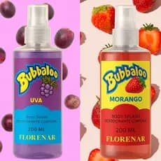 Kit Feminino 2 Body Splash Babbaloo Morango e Uva 200ML