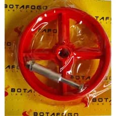 Roda Com Parafuso Para Escada de Alumínio Botafogo Lar e Lazer Peça de Reposição 1Un.