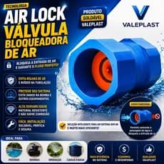 Válvula Bloqueadora de Ar para Rede Hidráulica Air Lock Valeplast Soldável Original Premium