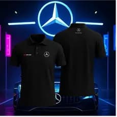 Blusa Masculina Camiseta Polo Camiseta da Mercedes Camisas Masculina