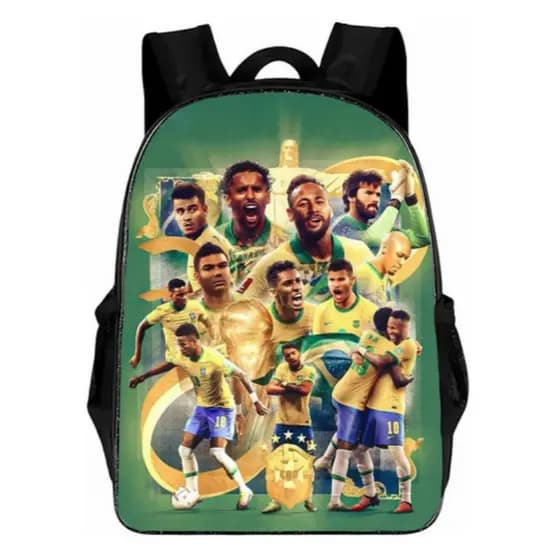 Mochilas Masculinas Mochila Do Brasil Mochila Ney Bolsa Juvenil Futebol