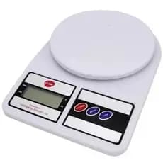 1 Balança Digital De Cozinha Funciona com 2 pilhas AAA (palito)