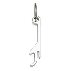Kit 100 Chaveiros Metálicos Abridores de Garrafa