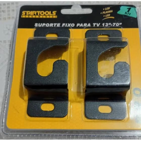 suporte Fixo Para Tv 12"80" compatível com Tv Leds LCD Plasma E Smart Tv instalação Prática e segura Suporte Reforçado