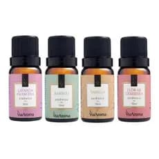 Kit Essência Via Aroma Original 10ml Para Aromatizador Difusor Umidificador Elétrico ENVIO IMEDIATO