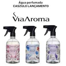 Água Perfumada de 500ml  Via Aroma Spray Para Tecido Roupas e Lençóis ENVIO IMEDIATO
