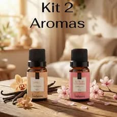 Kits 2 Essências Para Aromatizador Difusor Elétrico De Ambiente Via Aroma 10ml ENVIO IMEDIATO