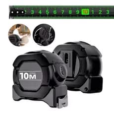 Trena 10m Metros Fita Metrica De Aco Com Trava Fluorescente