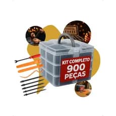 Kit 900 Presilha Grampo Parachoque Parabarro Forro Parabrisa Fixador Plastico Fixed Car Parafuso Universal de Carro Supo