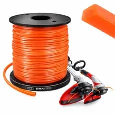 Fio Nylon Quadrado 3mm 2,2kg 226m Para Roçadeira Profissional Alta Resistência Stihl