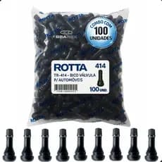 100 Bicos De Roda Válvula Para Pneu Sem Câmara Passeio Tr 414