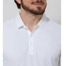 Camisa Polo De Seda Manga Curta Camisa Masculina Verão gola Alta Qualidade Camisa Polo Casual Promoçao