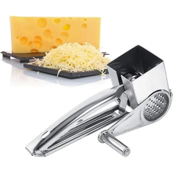 Ralador Triturador de Queijos e Alimentos Aço Inox