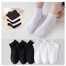 Kit 3/6/12 Pares de Meias Brancas Infantis Cano Curto | Para Escola | Meninos e Meninas de 6 a 12 Anos