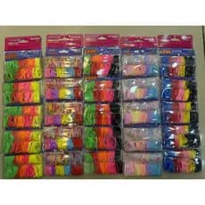 Kit 1/3/5/10/15 Meninas coloridas descartável elástico recém-nascido rabo de cavalo titular bebê faixa de cabelo