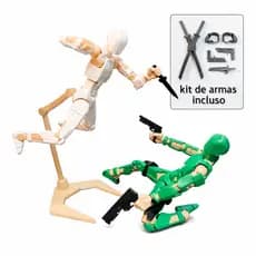 BONECO ARTICULADO DUMMY 13 – 14CM (KIT COMPLETO)