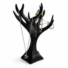 Organizador de Joias Porta Colar e Brincos Árvore Decorativa – Suporte Elegante para Acessórios