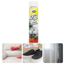 Limpa Estofados Zip 300ml Limpa Carpetes, Teto De Carro ,Sofá Produto Fácil de aplicar