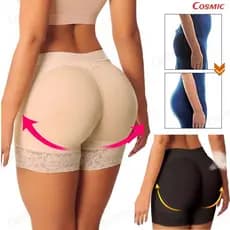 Modelador acolchoado para levantamento de bumbum para mulheres - Calcinha modeladora para realce de fourril e bumbum-CO