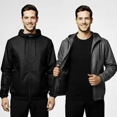 Kit 2 Jaqueta Corta Vento P ao G3 Masculino Impermeável Capuz Ziper