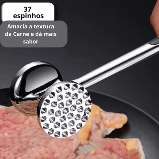 Martelo de Cozinha Aço inox 304, para carne , cozinha , Churrasco