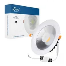Luminária Spot Led Cob 18w Embutir Redondo Branco 4500k 12x12