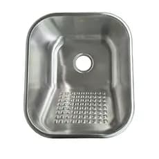 Tanque de Embutir Aço Inox 304 Acetinado Fosco 40x34 18L