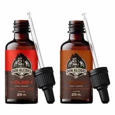Kit 2x Óleo Barba Barba Negra e Vanilla Coffee Don Alcides