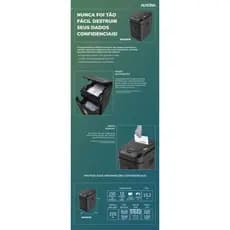 Fragmentadora Aurora - As152cm 150 Folhas-Cesto 32,2L - 127V