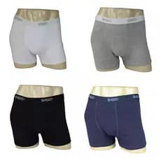 Kit 10 Cuecas Masculina Boxer 96% Algodão Cores Sortidas - M