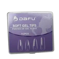 Soft gel tips com 4 Formatos 112 PÇS - Dafu