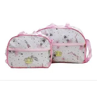 Kit com 2 peças Bolsa Maternidade Menina