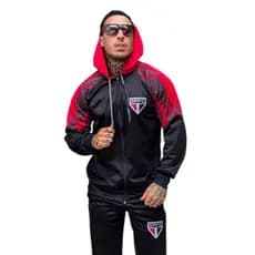 Conjunto Agasalho Masculino do P ao G4 forrado e com Capuz